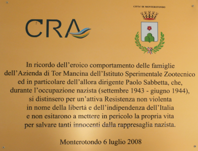 Monterotondo Plakette